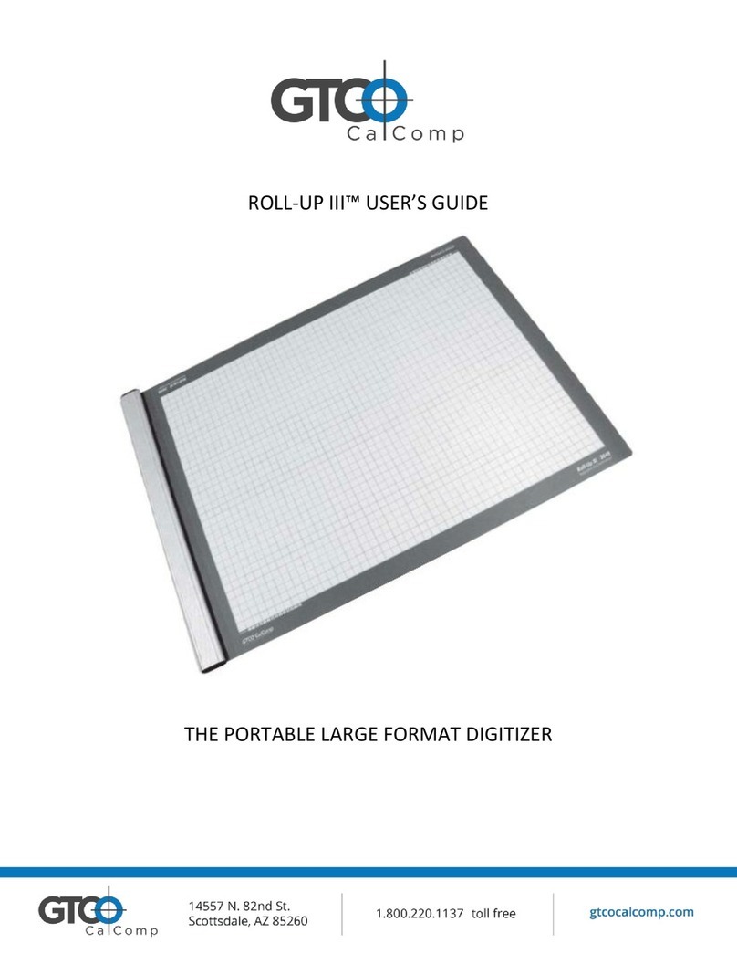 GTCO CalComp Roll-Up III User manual