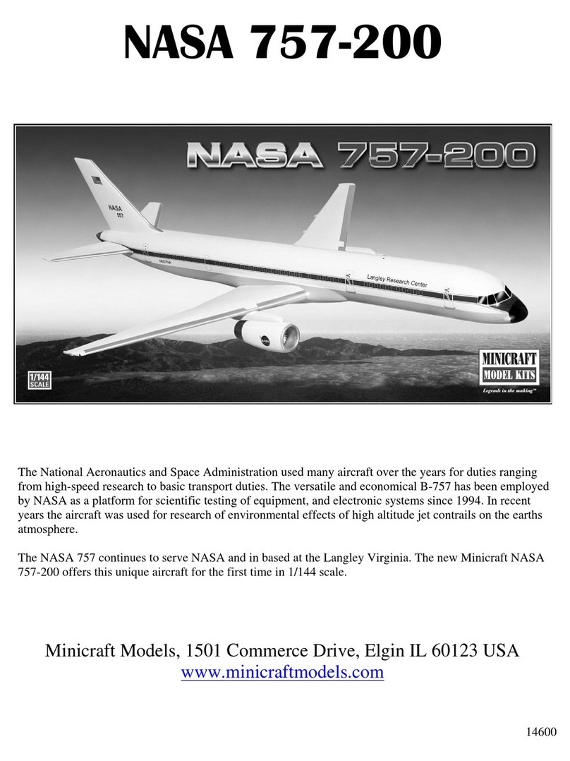 MINICRAFT NASA 757-200 quick start guide