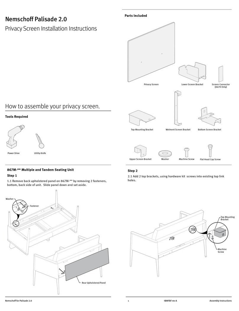 Nemschoff Palisade 2.0 User manual