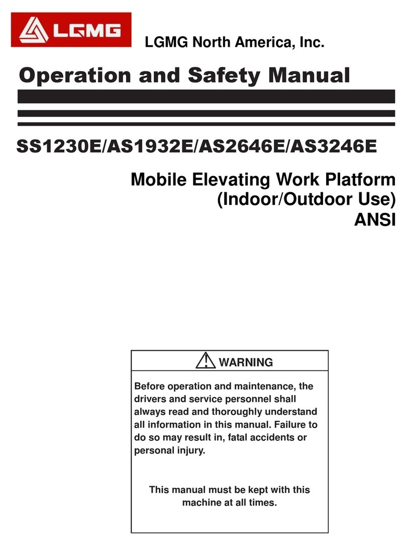 LGMG SS1230E Operation and safety manual