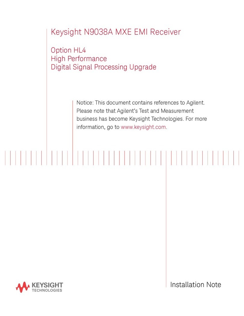 Keysight N9038A Installation note