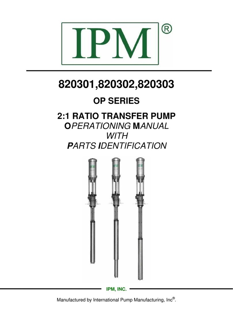 IPM OP 820301 OPERATIONING MANUAL WITH PARTS IDENTIFICATION IPM OP 820301 OPERATIONING MANUAL WITH PARTS IDENTIFICATION