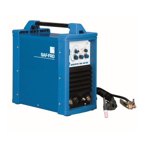 Saf-Fro SAXOTIG 160 AC/DC Safety instruction for use and maintenance