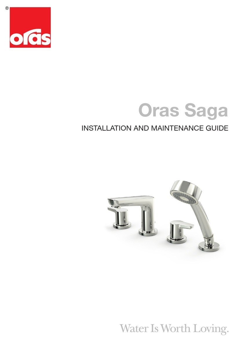 Oras Saga 3941 Installation and maintenance guide