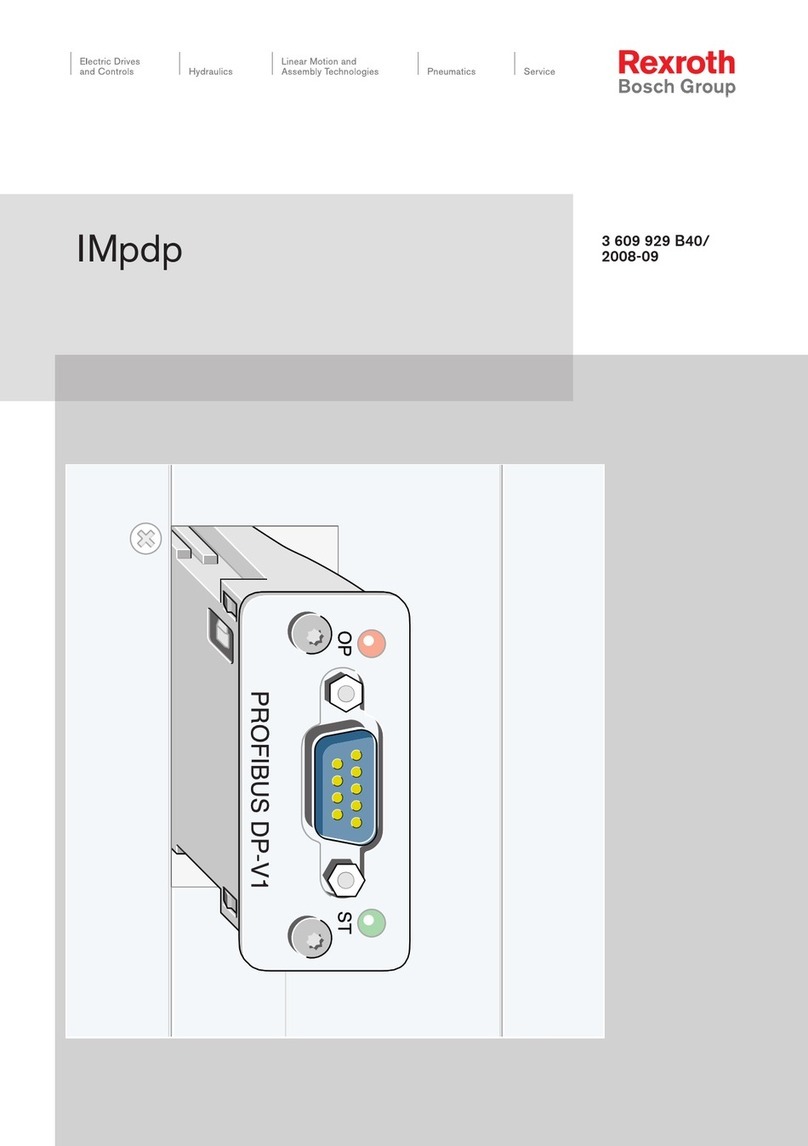 Bosch Rexroth IMpdp User manual