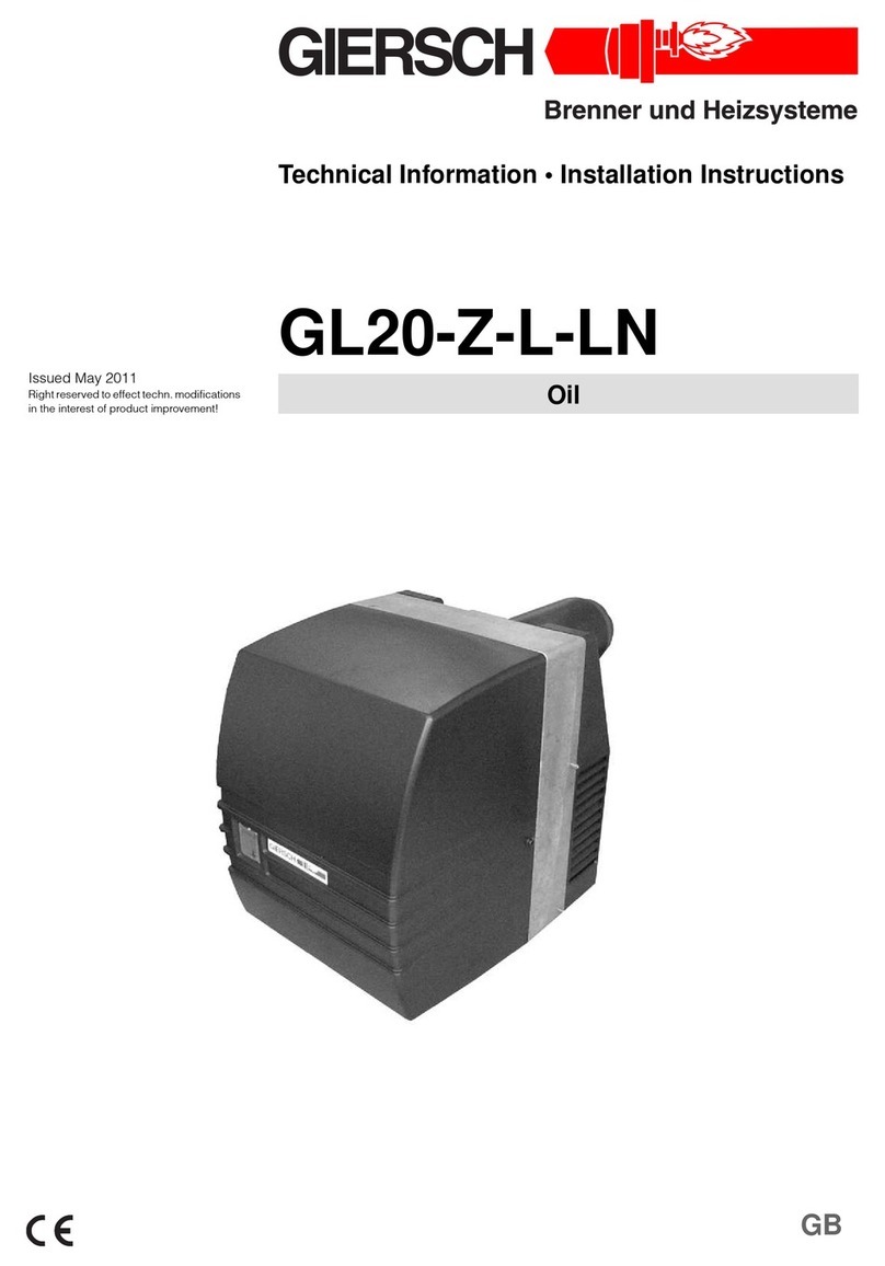 Giersch GL20-Z-L-LN Manual