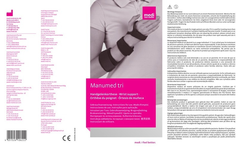 medi Manumed tri User manual