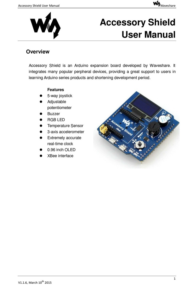 Waveshare Accessory Shield User manual
