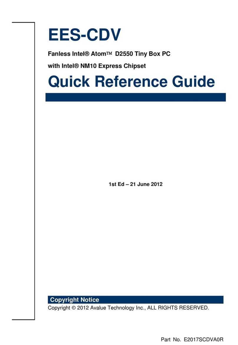 Avalue Technology EES-CDV User manual