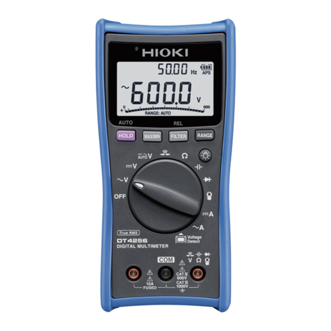 Hioki DT4252 instruction manual