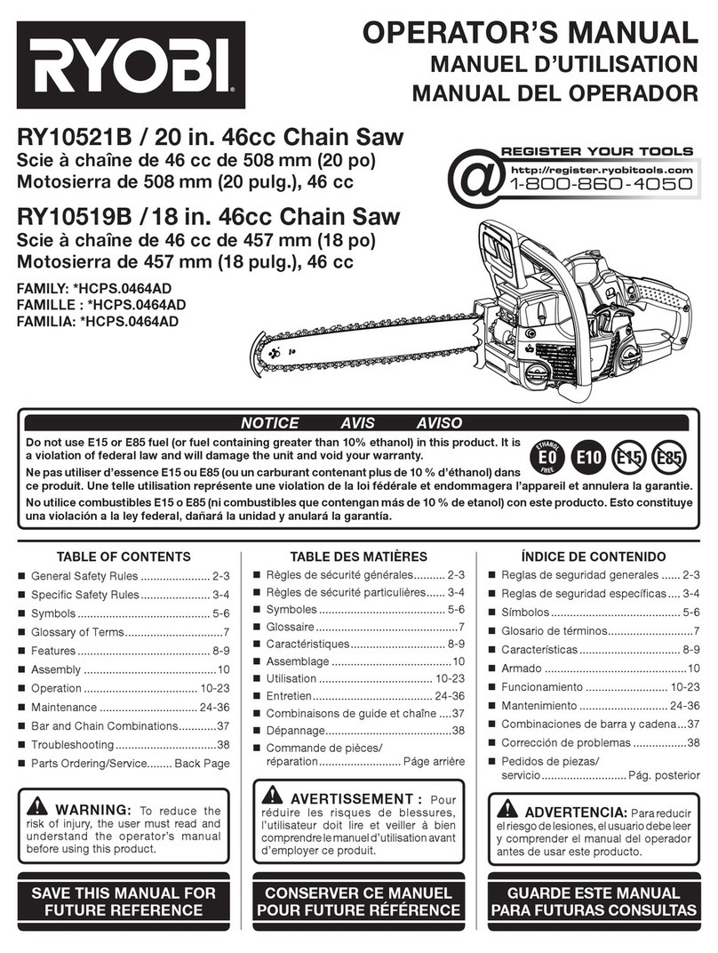 Ryobi RY10521B User manual Ryobi RY10521B User manual
