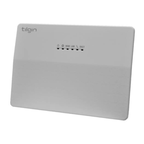tilgin HG350 Series quick guide