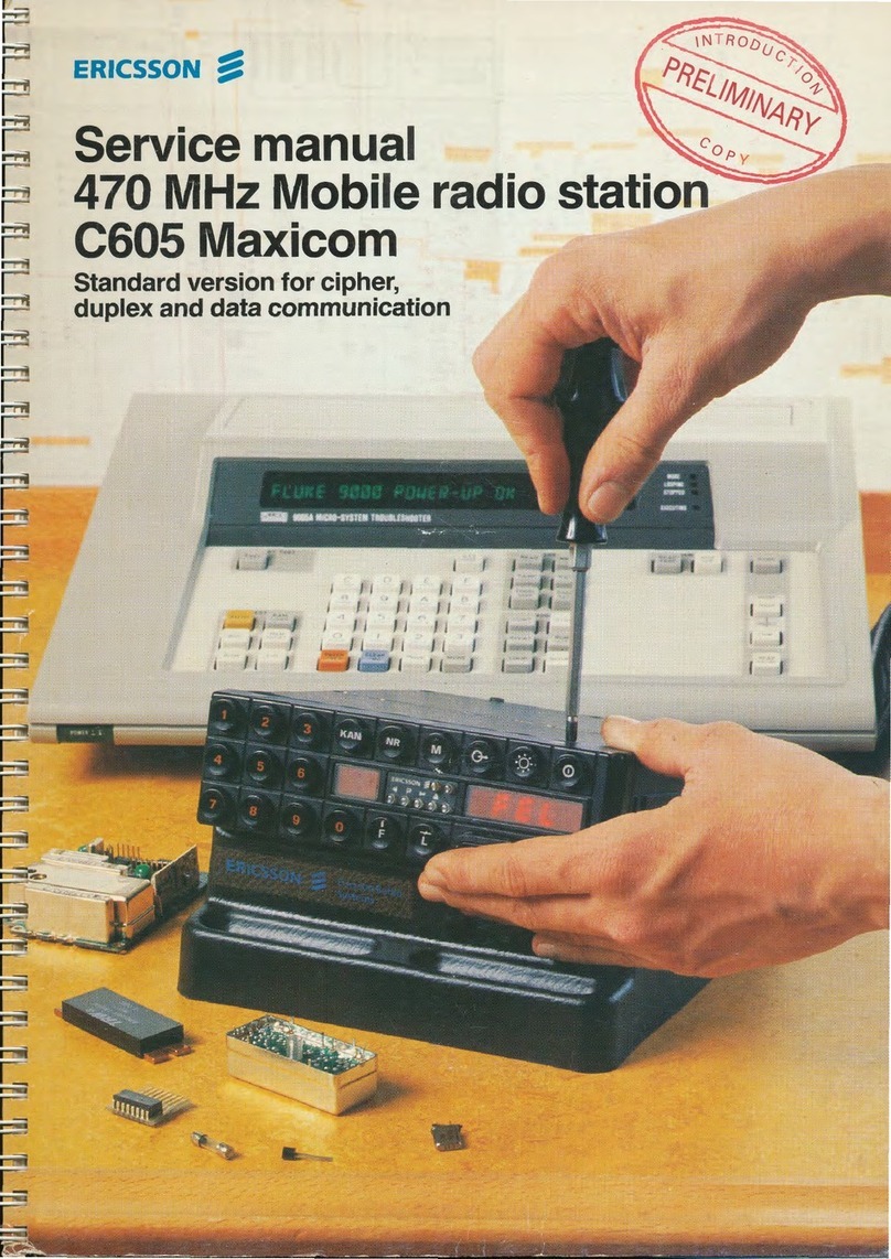 Ericsson C605 Maxicom Service manual