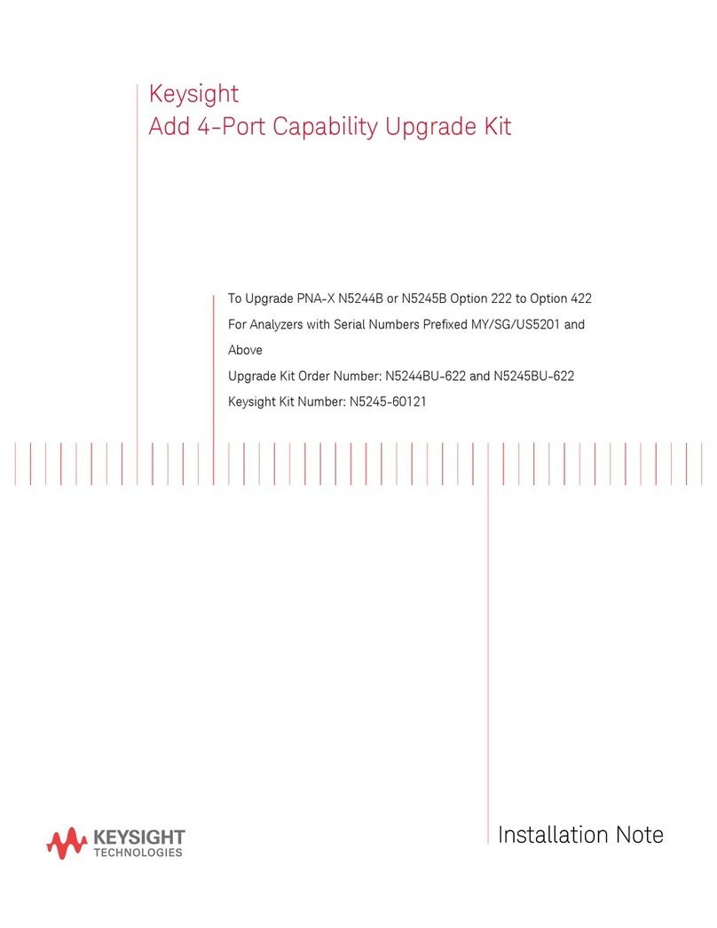 Keysight N5245-60121 Installation and operation manual