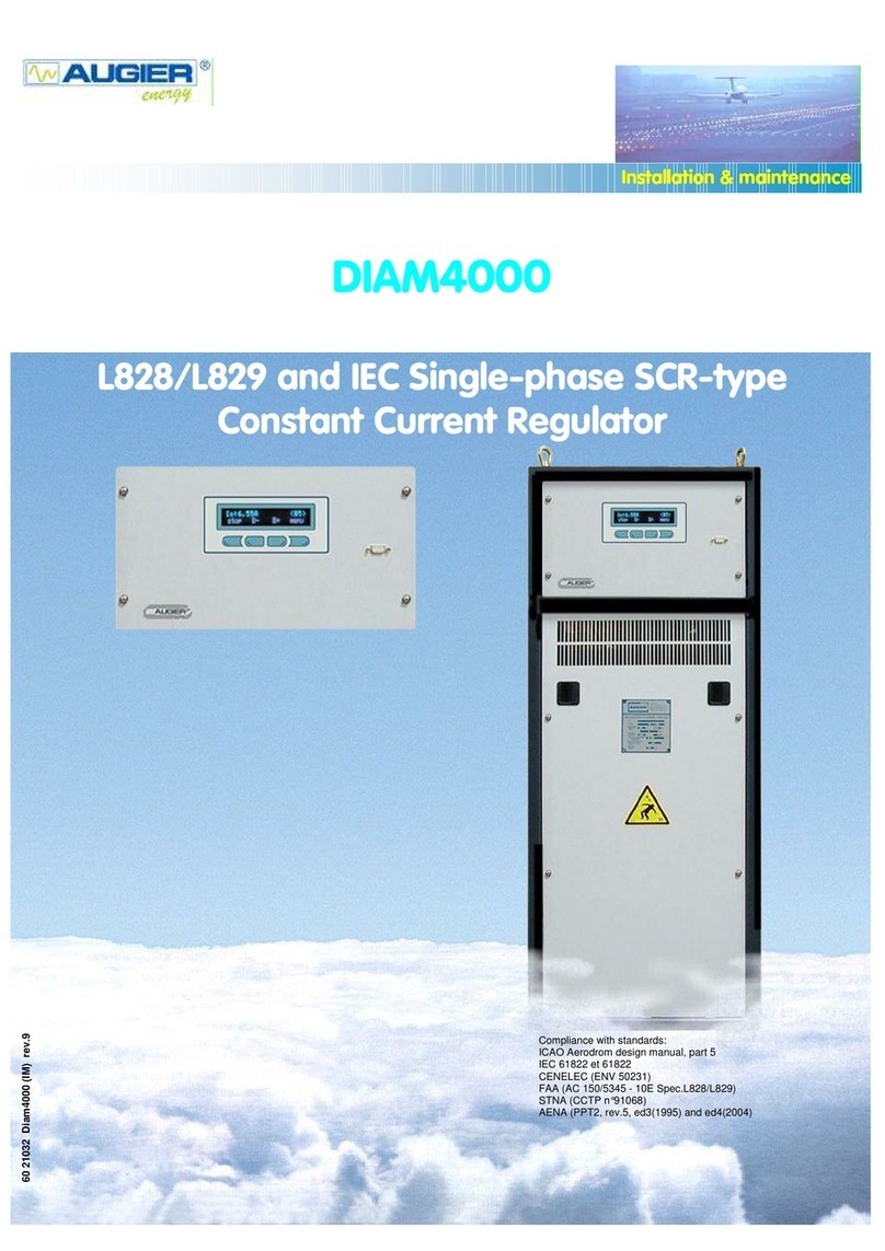 AUGIER Energy DIAM4000 Installation & maintenance