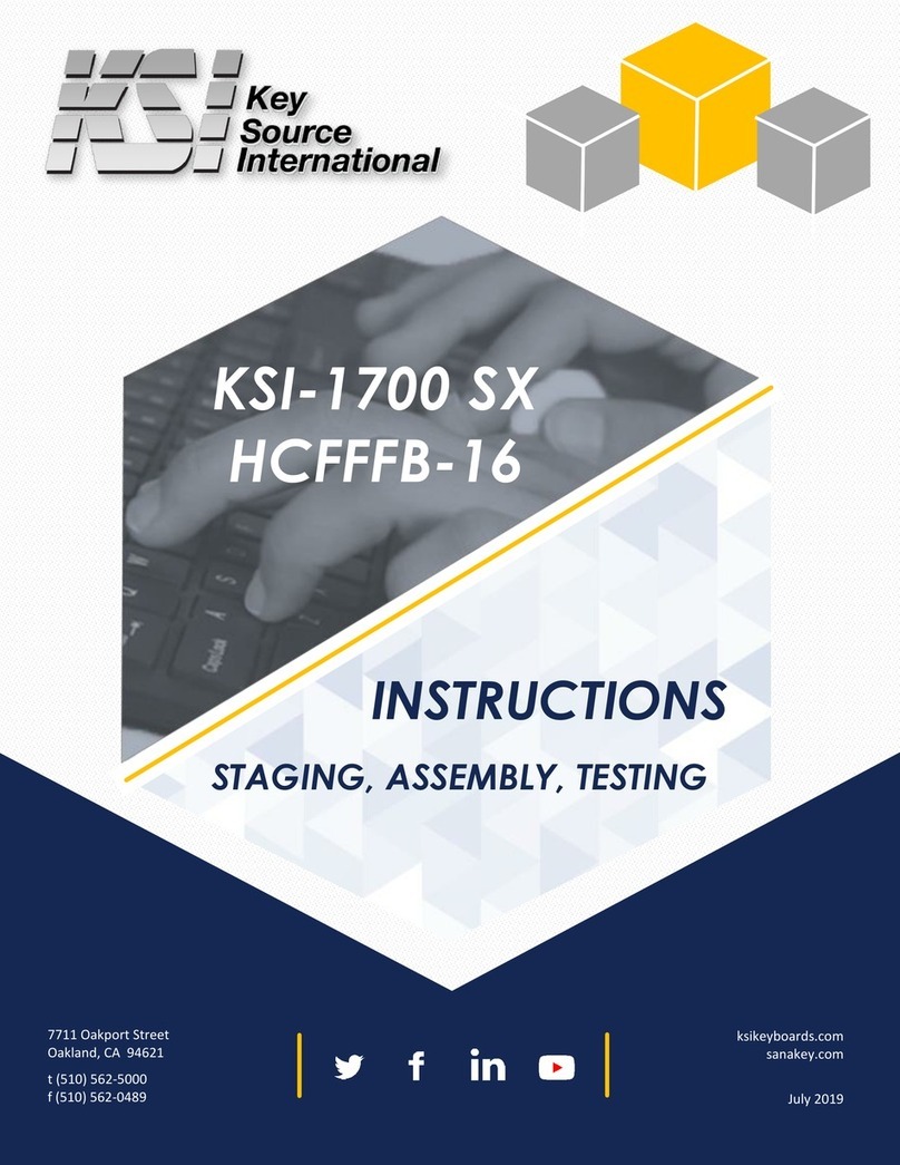 KSI KSI-1700 SX HCFFFB-16 instructions