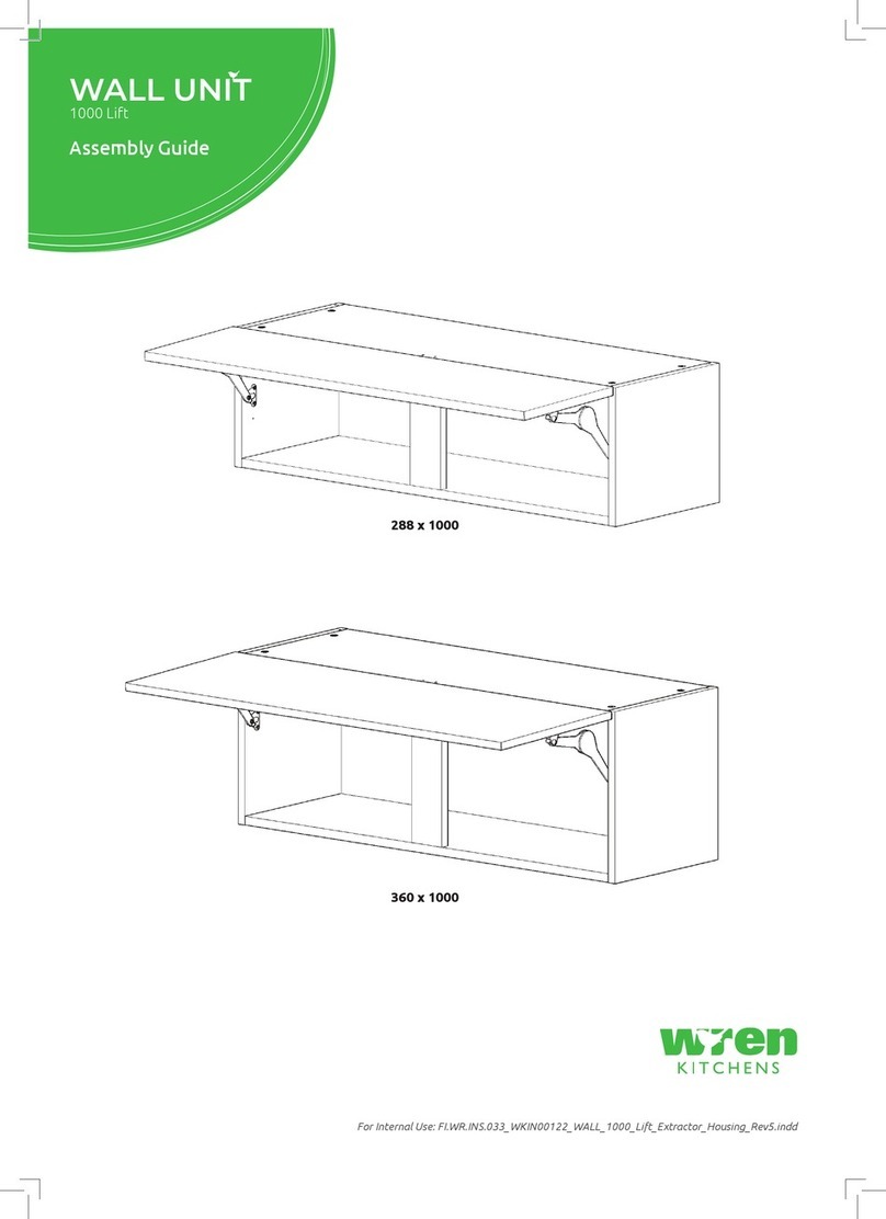 Wren Kitchens WALL UNIT 360 x 1000 User manual Wren Kitchens WALL UNIT 360 x 1000 User manual