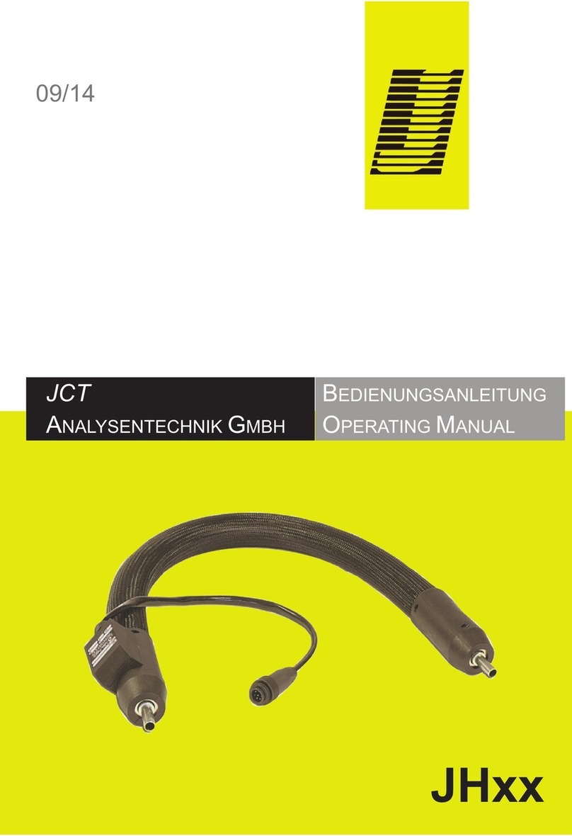 Jct JH Series operating manual