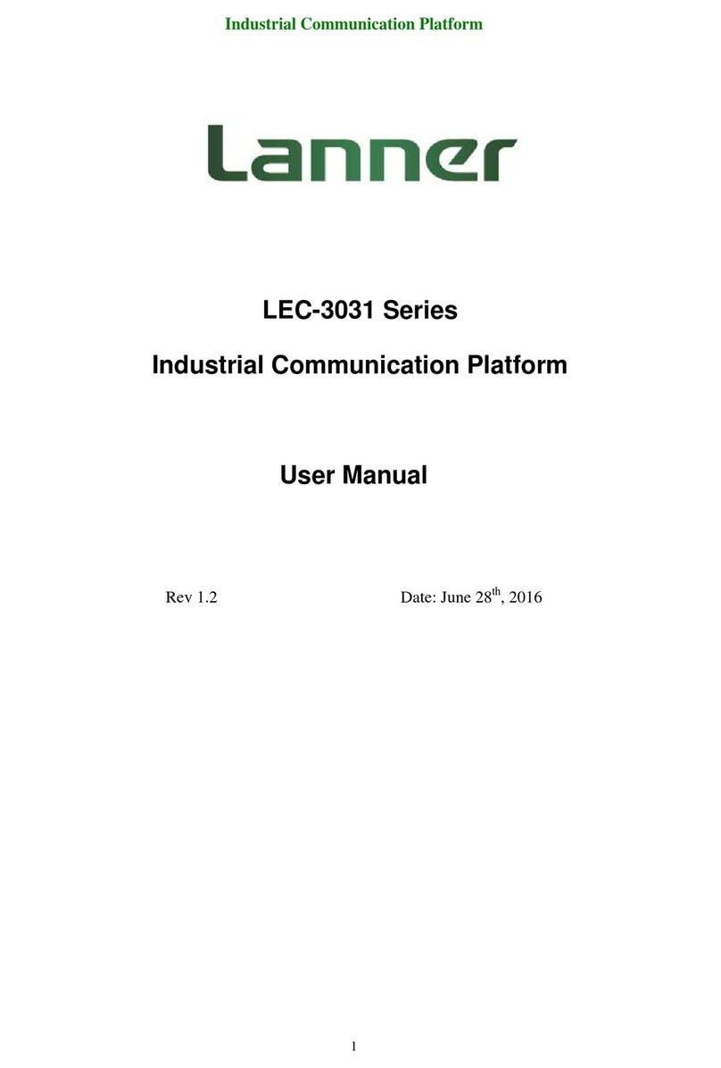 Lanner LEC-3031 Series user manual