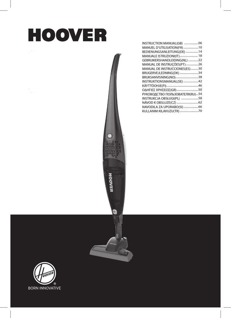 Hoover Syrene instruction manual