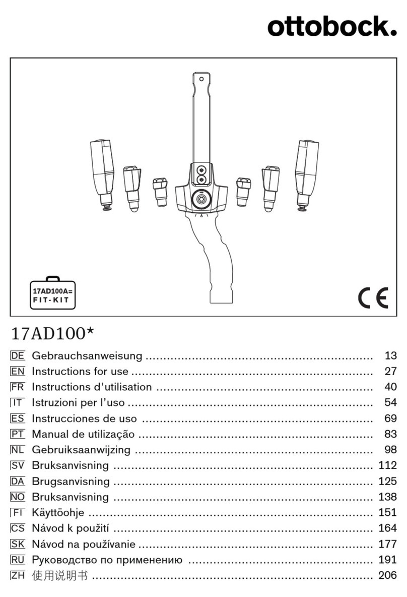 Otto Bock 17AD100 10 Instructions for use