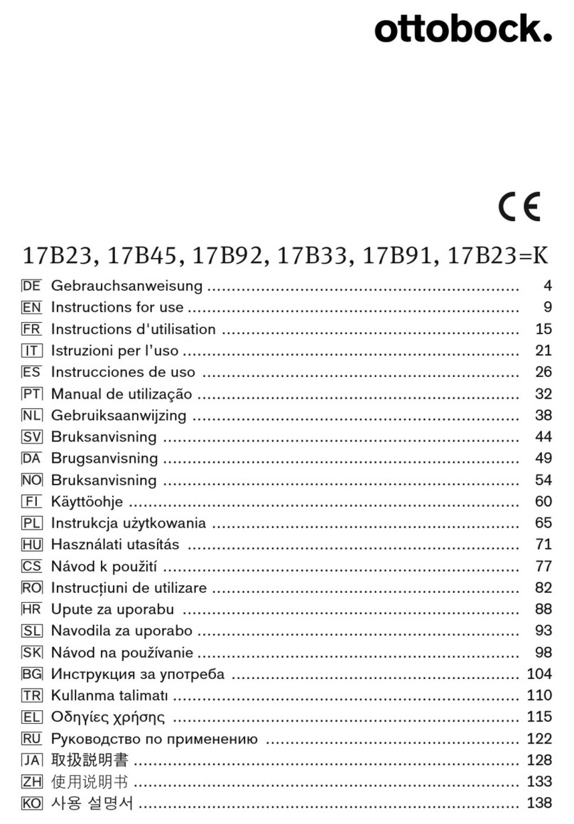 Otto Bock 17B23 Instructions for use