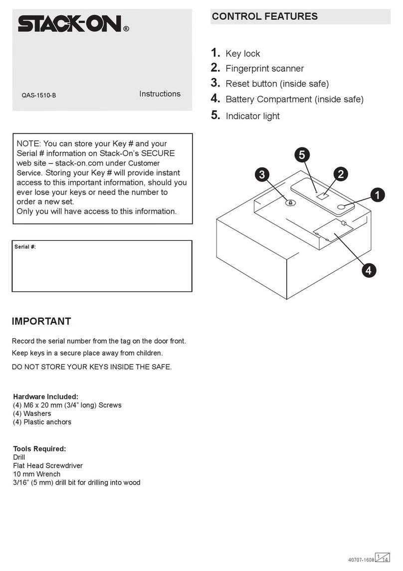 Stack-On QAS-1510-B instructions