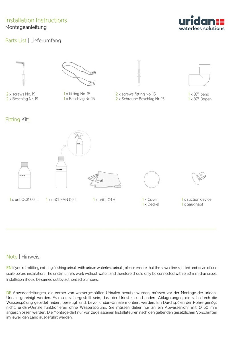 URIDAN KHC-10 installation instructions
