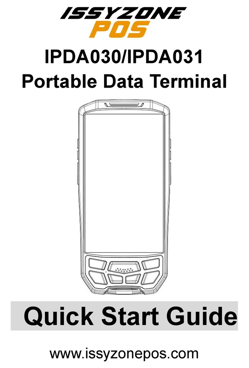 ISSYZONEPOS IPDA030 User manual