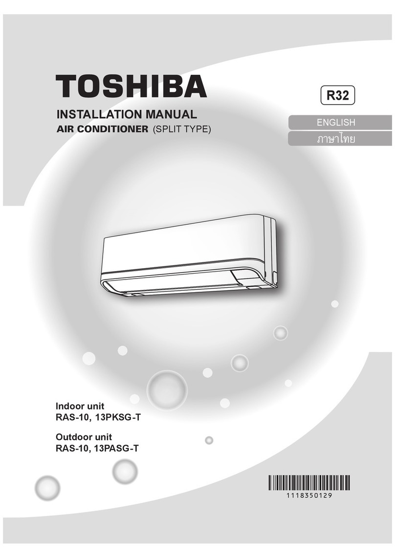 Toshiba RAS-10 series installation manual