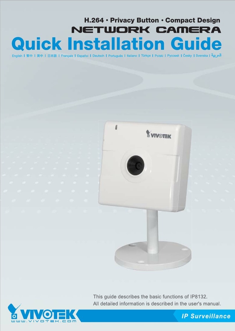 Vivotek IP8132 Quick installation quide