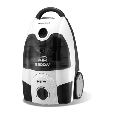 Morphy Richards PerformAir Upright Vacuum User manual