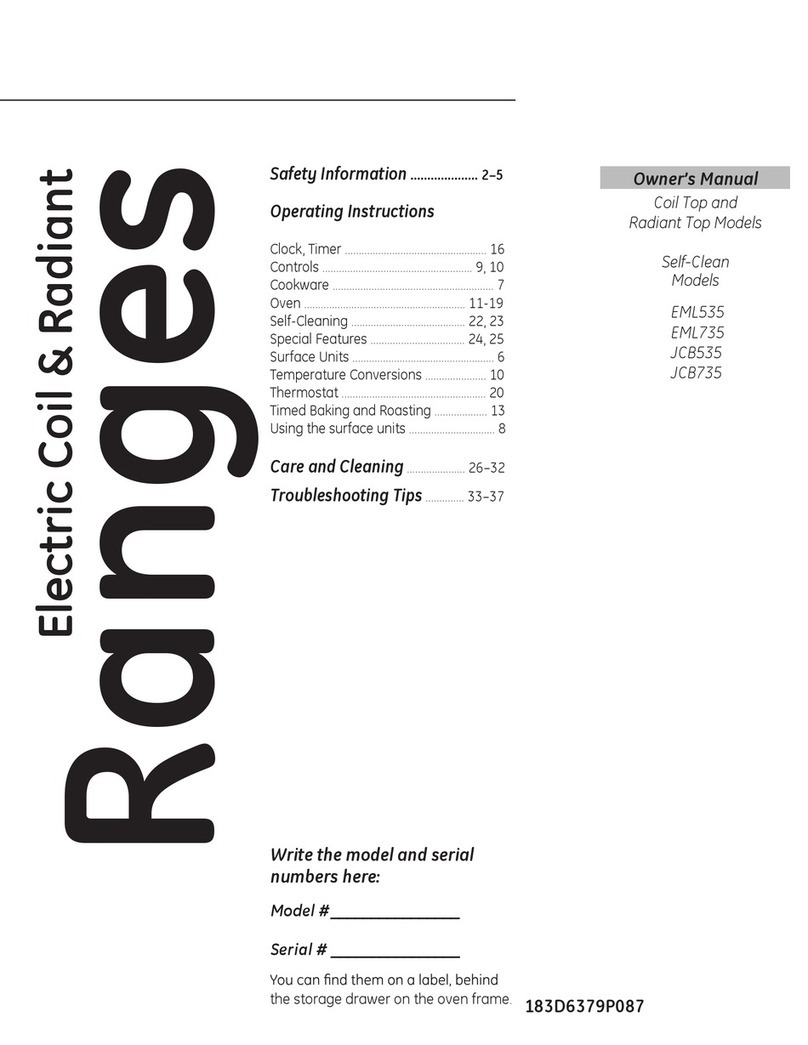 GE EML535 User manual