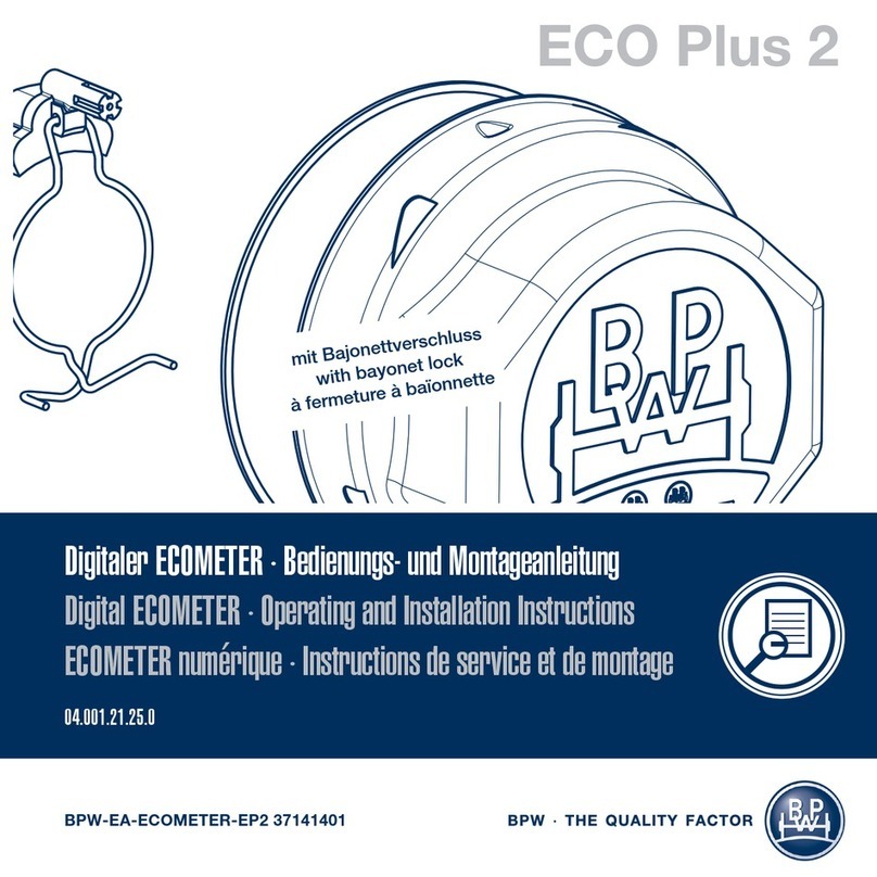 BPW ECO Plus 2 User manual