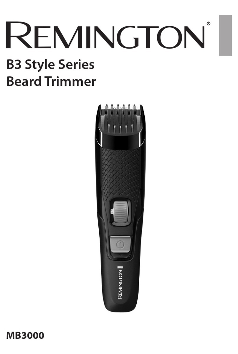 Remington B3 Style Series User manual