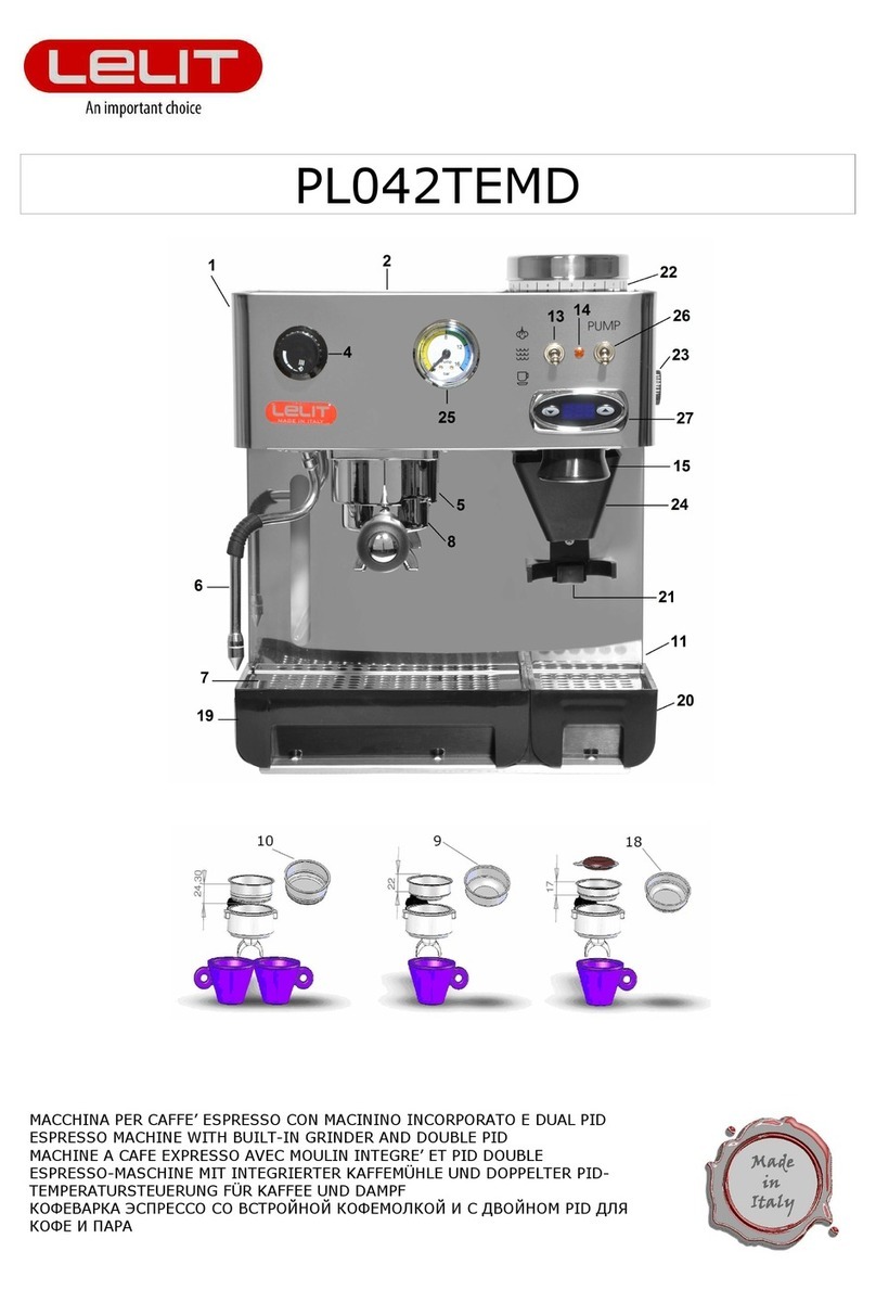 Lelit PL042TEMD User manual
