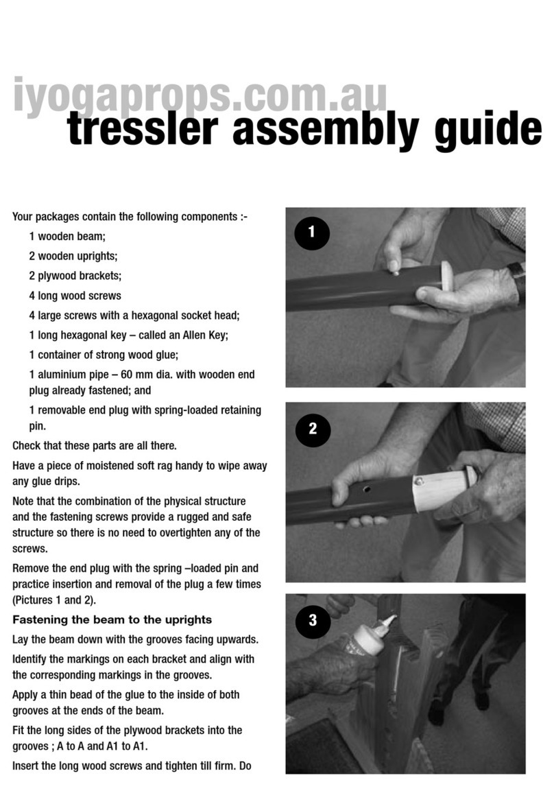 IYOGAPROPS TRESSLER Assembly guide IYOGAPROPS TRESSLER Assembly guide