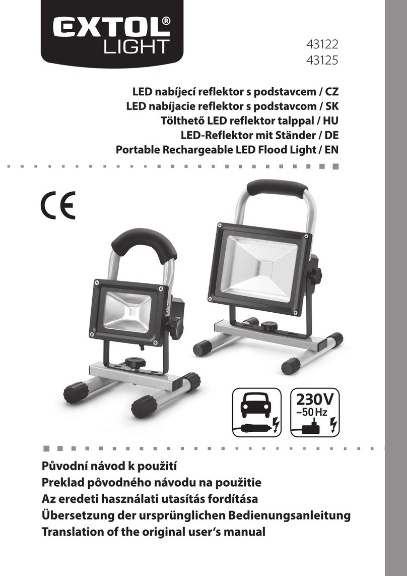 EXTOL LIGHT 43122 Translation of the original user manual