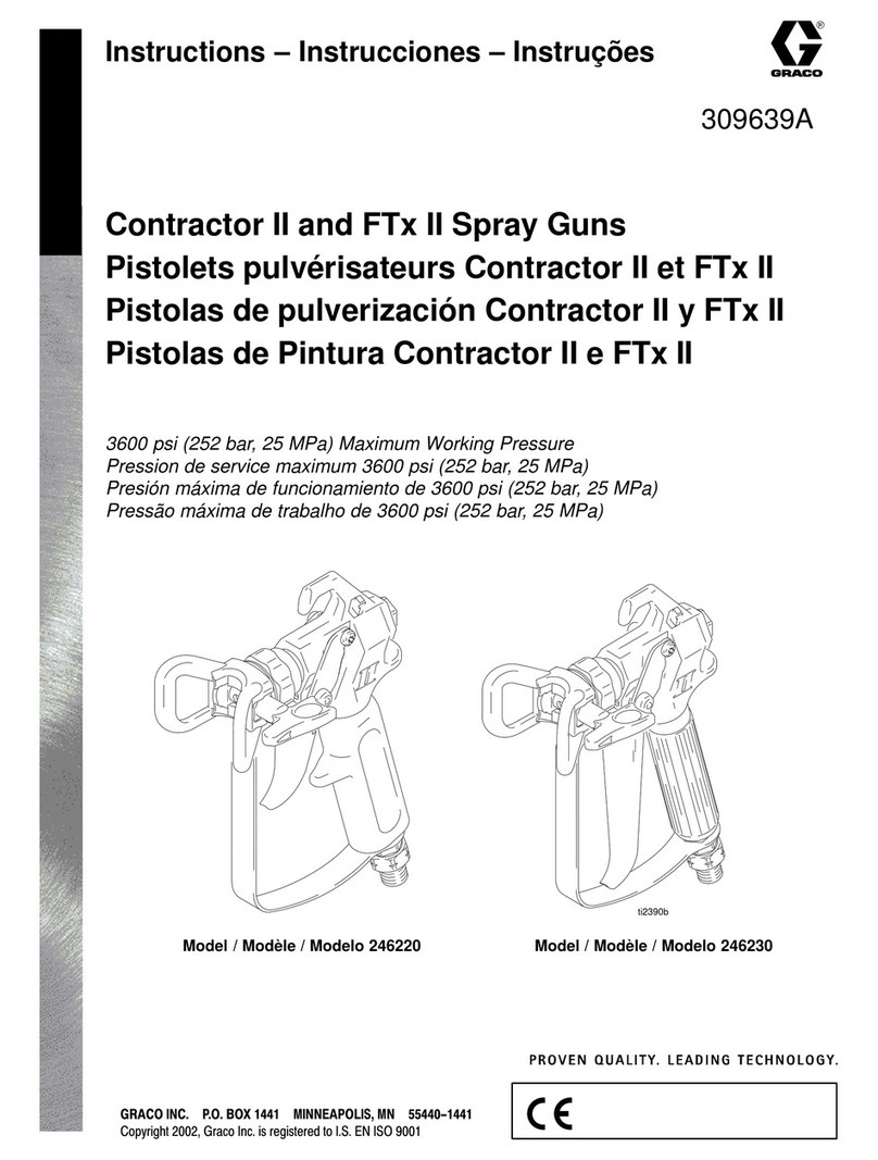 Graco Contractor II Series User manual Graco Contractor II Series User manual