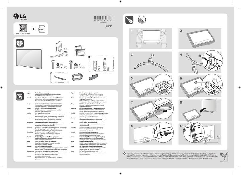 LG UM74 Series User manual
