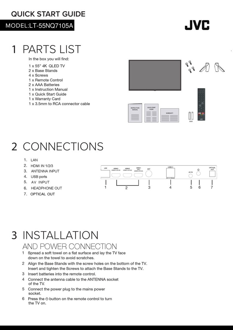 JVC LT-55NQ7105A User manual