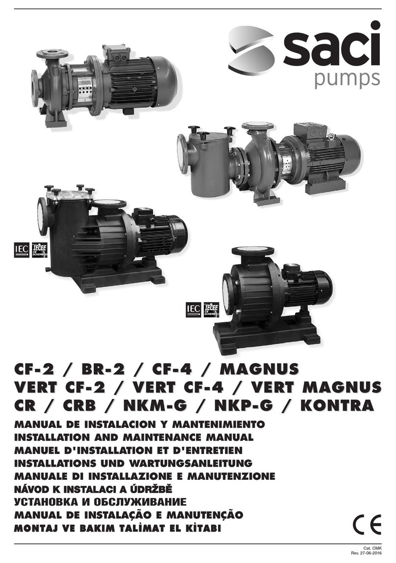 Saci VERT CF-2 Installation and maintenance manual
