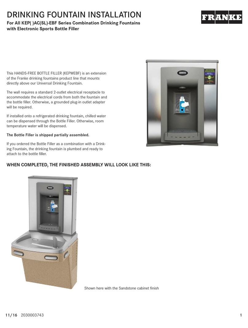 Franke KEP AC-EBF Series Installation
