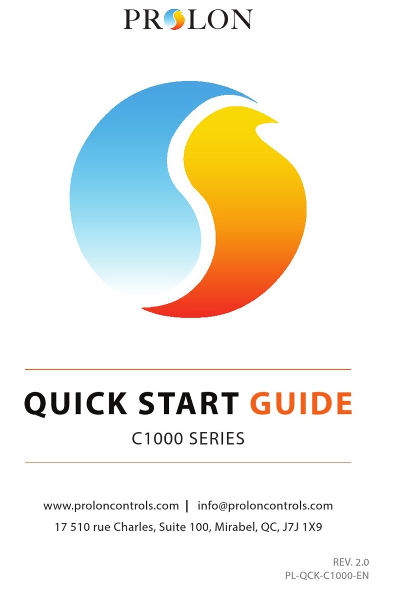 Prolon C1000 Series User manual