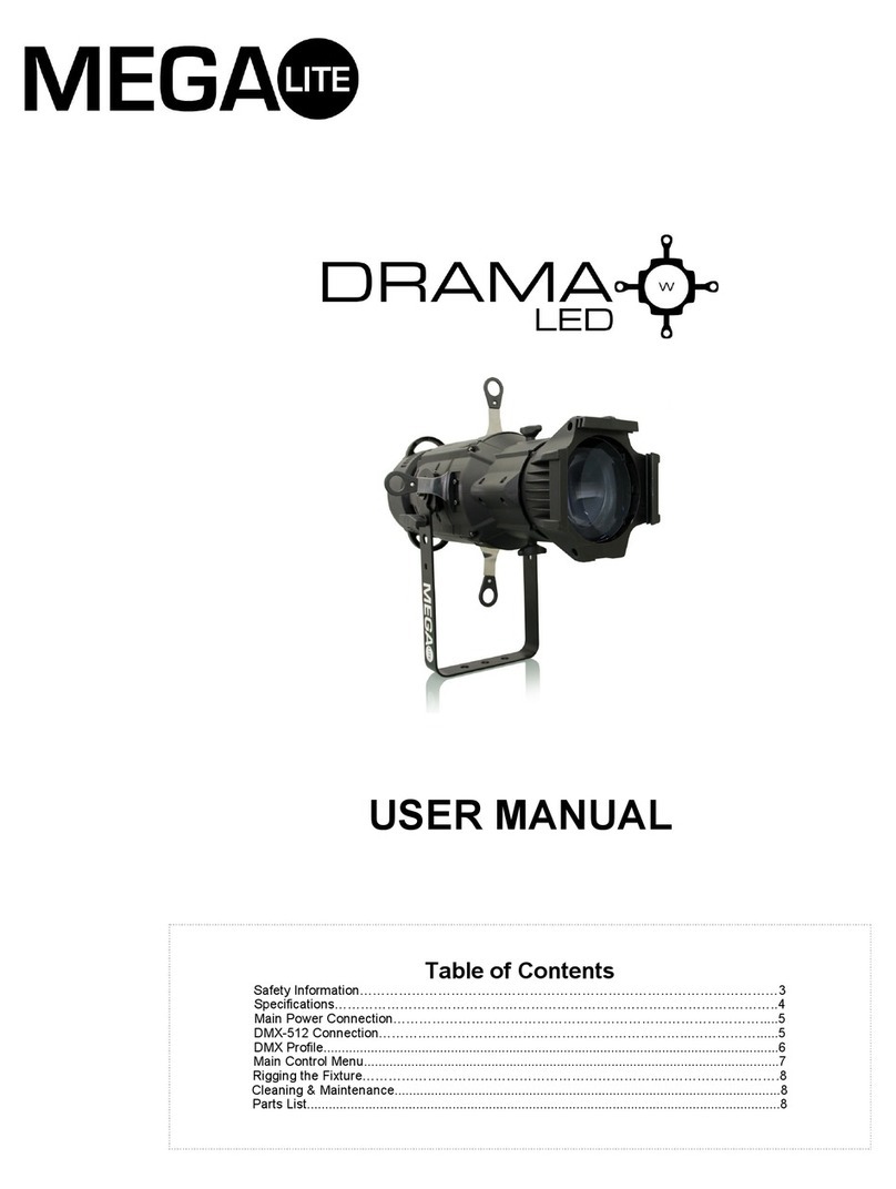 MegaLite 7000-Drama LED W user manual