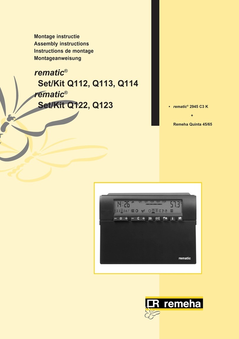 REMEHA rematic 2945 C3 K Assembly instructions
