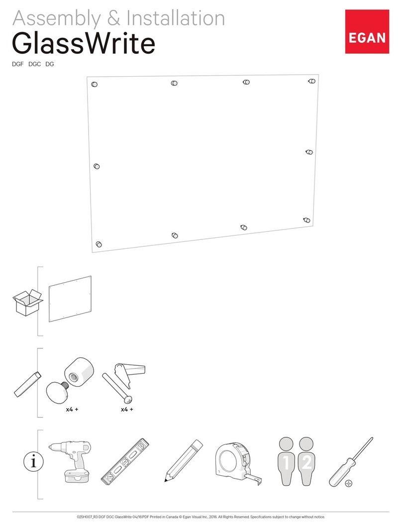 EGAN GlassWrite DGF User manual EGAN GlassWrite DGF User manual