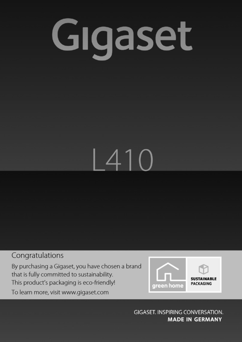 Gigaset L410 User manual