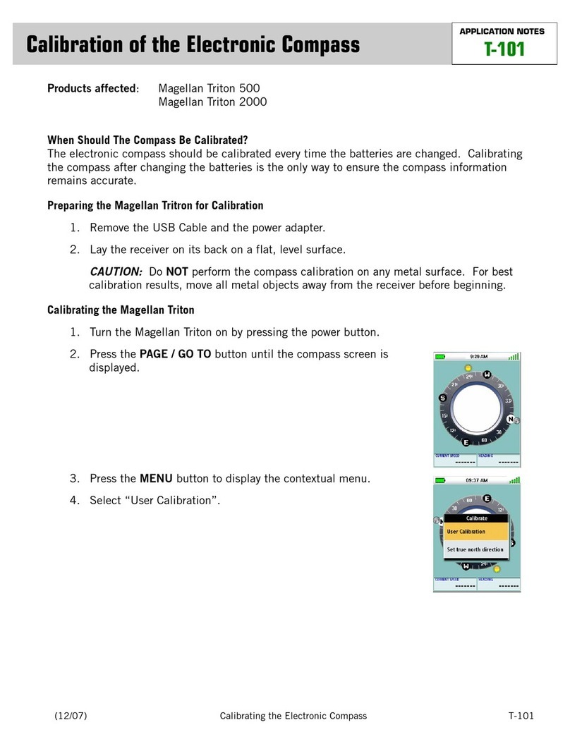 Magellan Triton 500 - Hiking GPS Receiver Application notes Magellan Triton 500 - Hiking GPS Receiver Application notes