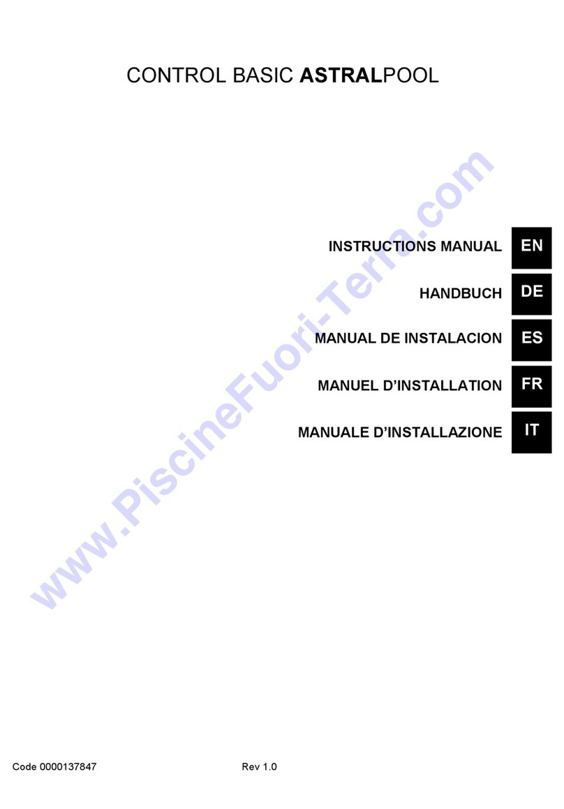 Astral Pool CONTROL BASIC installation manual